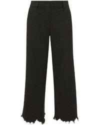 JW Anderson - Distressed-Effect Straight-Leg Trousers - Lyst