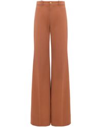Chloé - Chlo High-Waisted Flared Tailored Trousers - Lyst