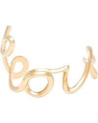 Chloé - Minimalist Buckle-Free Metal Bracelet - Lyst