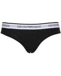 Emporio Armani - Logo Printed Underwear - Lyst