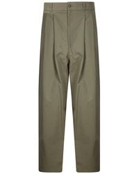 Hed Mayner - Pleated Wide-Leg Pants - Lyst