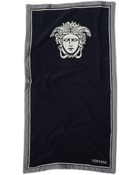 Versace - Cotton-Terry Jacquard Bath Towel - Lyst