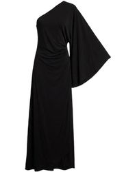 Gucci - Jersey Asymmetrical Long Dress - Lyst
