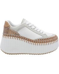 Chloé - Chloé Nama Wedge Sneakers - Lyst