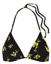 Ganni - Floral Print Swimsuit - Lyst
