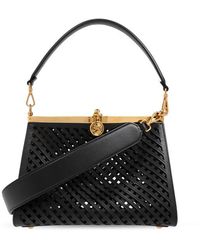 Etro - Perforated Leather Shoulder Bag - Lyst