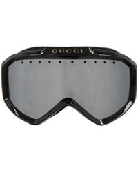 Gucci - Logo-Lettering Ski Goggles - Lyst