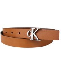 Calvin Klein - Logo Belt - Lyst