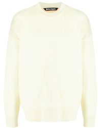 Palm Angels - Palm Intarsia Crewneck Sweater - Lyst