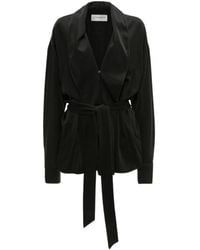 Victoria Beckham - Pyjama Wrap Blouse - Lyst