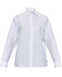 MM6 by Maison Margiela - Vertical-Stripe Buttoned Shirt - Lyst