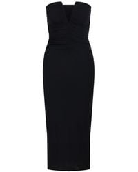 Amazuìn - Natalie Ruched Strapless Dress - Lyst