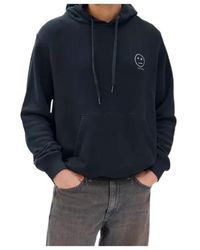 Rag & Bone - Long Sleeve Hooded Sweatshirt - Lyst