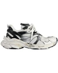 Balenciaga - Panelled Lace-Up Sneakers - Lyst