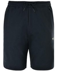 BOSS - Logo Straight Shorts - Lyst