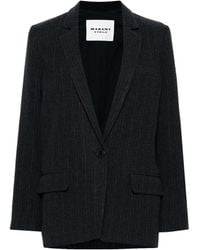 Isabel Marant - Isabel Marant Étoile Charlyne Pinstriped Blazer - Lyst