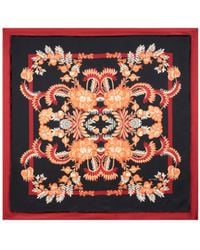 Etro - Floral Printed Square Scarf - Lyst