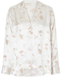 Doen - Floral-Jacquard Shirt - Lyst