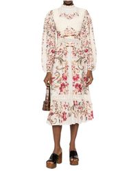 FARM Rio - Royal Garden Midi Dress - Lyst