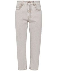 Brunello Cucinelli - Mid-Rise Straight-Leg Jeans - Lyst