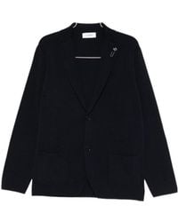 Lardini - Textured Knitted Jacket - Lyst