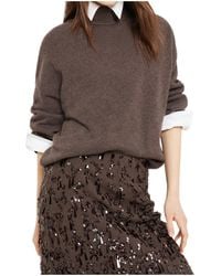 Brunello Cucinelli - Turtleneck Long Sleeved Sweater - Lyst
