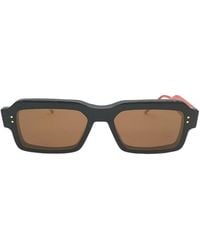 Thom Browne - Eyewear Rectangle Frame Sunglasses - Lyst