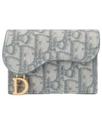 Dior - Saddle Bloom Card Holder - Lyst