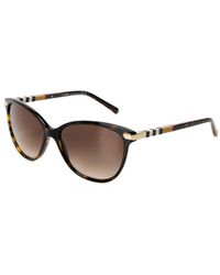 Burberry - Round Sunglasses - Lyst
