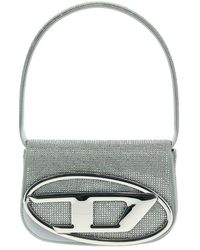 DIESEL - 1Dr Logo Plaque Embellished Shoulder Bag - Lyst