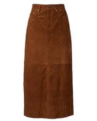 Proenza Schouler - Label Nayah Suede Midi Skirt - Lyst