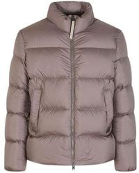 Woolrich - Zipped Quilted Jacket - Lyst