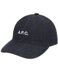 A.P.C. - Charlie Baseball Cap - Lyst