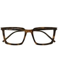 Saint Laurent - Eyewear Sl 624 Rectangular Glasses And Frames - Lyst