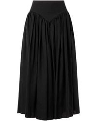 Gabriela Hearst - Juniper Patchwork Midi Skirt - Lyst
