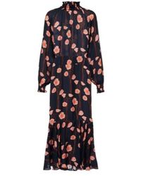 Johanna Ortiz - Floral Silk Georgette Midi Dress - Lyst
