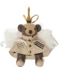Burberry - Check Thomas Bear Charm - Lyst