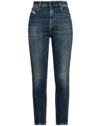 DIESEL - Solid Skinny Jeans - Lyst