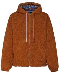 Marni - Teddy Jacket With Logo Drawstring - Lyst