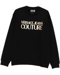 Versace Jeans Couture - Couture Logo Printed Crewneck Sweatshirt - Lyst
