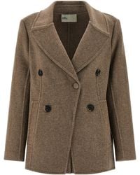 Tory Burch - Double Breasted Blazer - Lyst