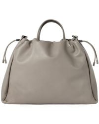 Brunello Cucinelli - Monili Chain Detailed Drawstring Tote Bag - Lyst