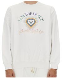 CASABLANCA - For The Peace Gradient Effect Sweatshirt - Lyst