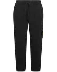 Stone Island - Compass-Patch Drawstring Track Pants - Lyst