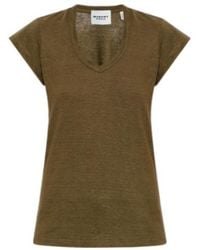 Isabel Marant - Isabel Marant Étoile Zankou V-Neck T-Shirt - Lyst