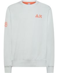 Sun 68 - Logo Crew Neck Sweatshirt - Lyst