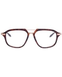 Akoni - Tortoiseshell-Effect Geometric-Frame Glasses - Lyst