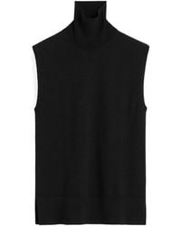 TOTEME - Totême Fine Turtleneck Sleeveless Jumper - Lyst