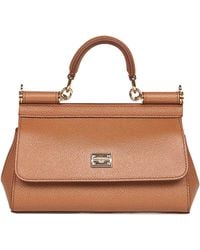Dolce & Gabbana - Logo Plaque Small Sicily Handbag - Lyst