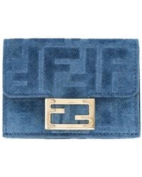 Fendi - Monogram Jacquard Folded Wallet - Lyst